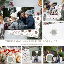 Christmas Winter Pine Botanical Collection
