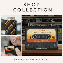 Cassette Tape Birthday Party