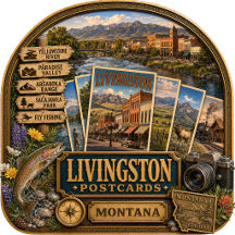 Livingston Montana Postcards/Gifts