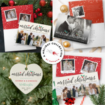 MERRIED CHRISTMAS 1ST CHRISTMAS   HOLIDAY WEDDING