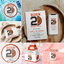 Born 2 Ball Basketball 2nd Birthday Party 