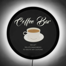 Coffee Bar Signs