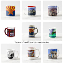 Travel Theme Drinkware