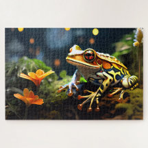 Beautiful Frog Jigsaw Puzzles