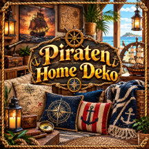 Piraten Kissen, Decken, Wohnen & Dekoration