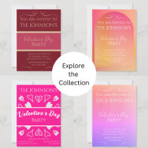 Valentine's Day Party Invitations, Cards and Gifts
