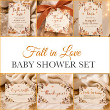 Fall In Love Baby Shower Collection