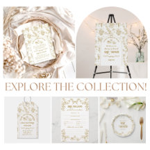 Pumpkin Fall Bow Floral Gold Neutral Baby Shower