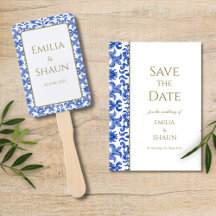 Traditional Italian Blue Wedding