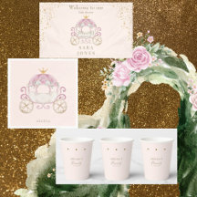 Blush Princess Arriving Soon Baby Shower Suite
