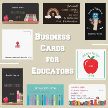 Business Cards for Educators
