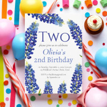 Bluebonnets 2nd Birthday kids