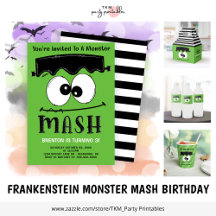 Frankenstein Monster Mash Birthday Collection