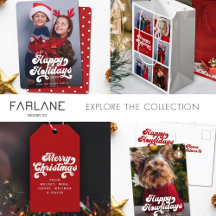 Fun Modern Retro Typography Holiday Collection