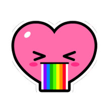 Cute Pink Heart Face Collection 