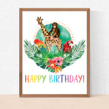 Lets Go Wild Safari Animals Birthday Party Suite
