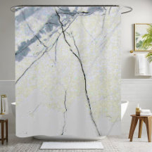 WHITE Shower Curtain