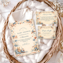 American Boy Stars and Stripes Baby Shower