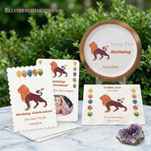 Leo Zodiac Birthday Party Collection