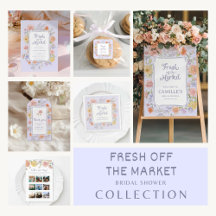 Fresh off the Market Lilac Floral Bridal Shower