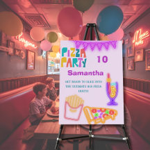 80s Pizza Party Collection - Neon Arcade Theme