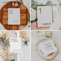 Modern Elegant Wedding Collection   HARLOW