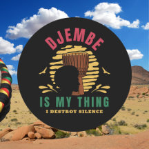 Colorful Djembe is my thing African Drum 