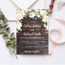 8 Rustic wood greenery floral Set