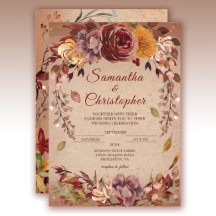 ROMANTIC RUSTIC AUTUMN BLOOM WEDDING