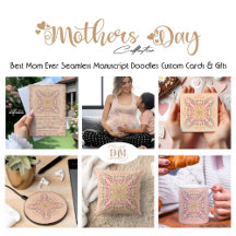 Best Mom Ever Seamless Doodles Mother's Day