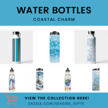 Coastal Beach Water Bottles