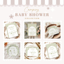 Green Camping Baby Shower