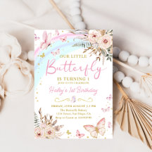 Boho Floral Butterfly Party