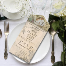 All-In-One Wedding Invitations