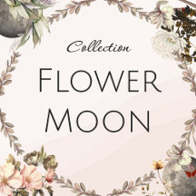 Pink Vintage Whimsical Collection "Floral Moon"