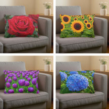 Floral Accent Pillows
