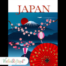 Japan Vintage Travel Poster