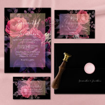 Gothic Dark Moody Floral Wedding