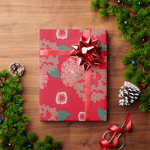 Christmas Wrapping Paper Tissue Ribbon