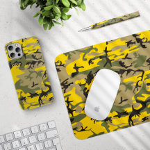 Yellow and Green Camouflage Collection