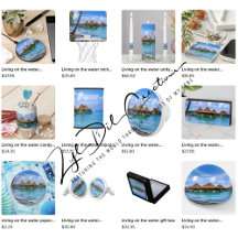 Gifts with living on the water design