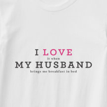 Funny 'I Love My Husband' Gifts for Wife