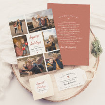 Our Wish   Christmas Letter & 6 Photo Holiday