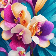Orchids in Pastel Color