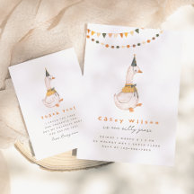 One Silly Goose First Birthday Party