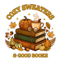 Cozy Sweaters And Good Books Fall