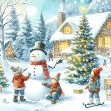 Christmas Snowman Gifts and Cards