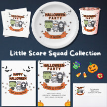 Frankenstein Mummy Grim Reaper Ghost Cat Halloween