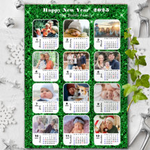 2026 Calendar Family Photo Holiday Cards