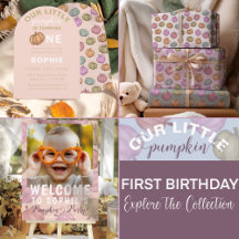 Our Little Pumpkin First Birthday Collection